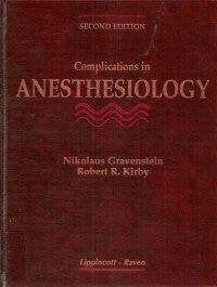 Complications in Anesthesiology - Retail Maharaj