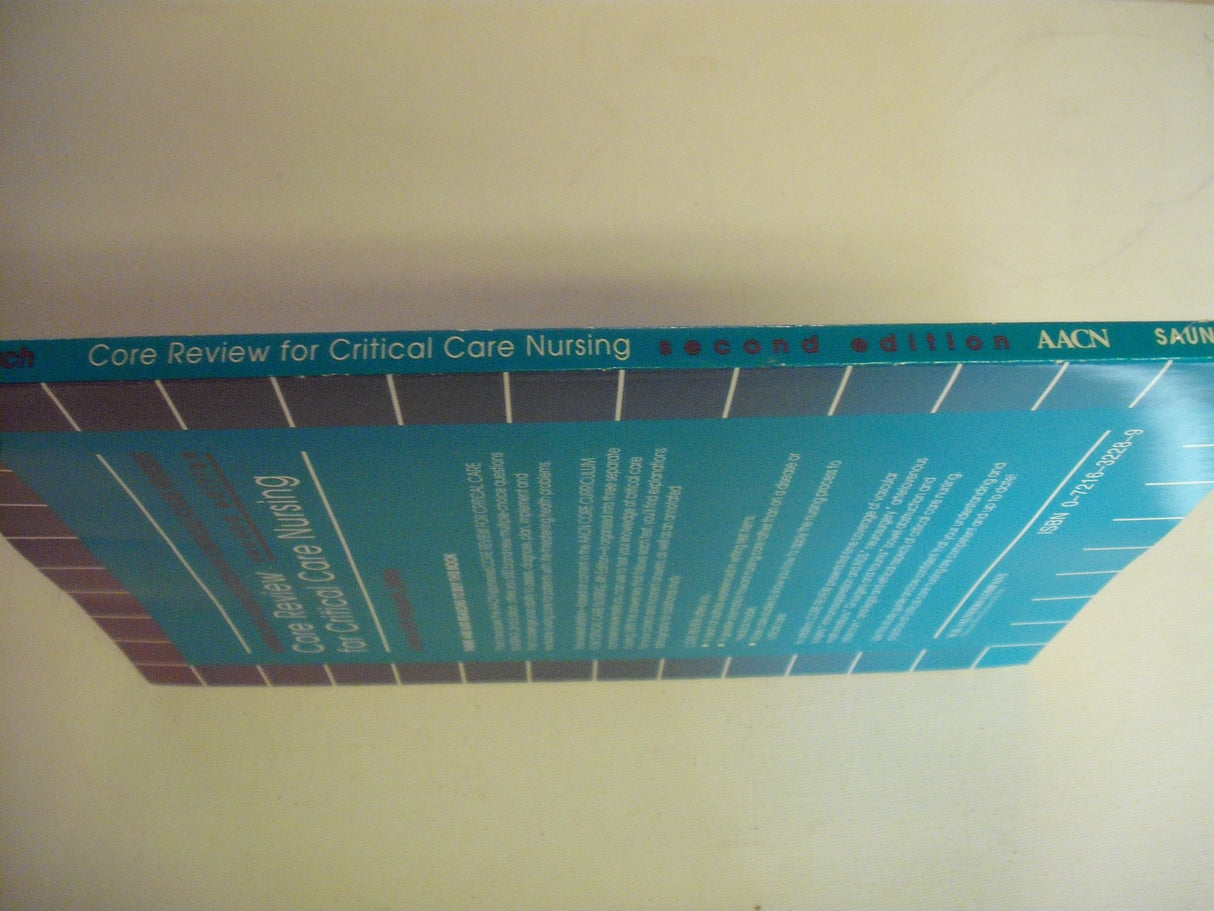 Core Review for Critical Care Nursing - Retail Maharaj