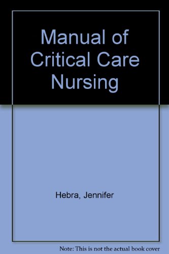 Critical Care Fact Finder: Manual of Critical Care Nursing (Little, Brown's Nursing Fact Finder Series.) - Retail Maharaj