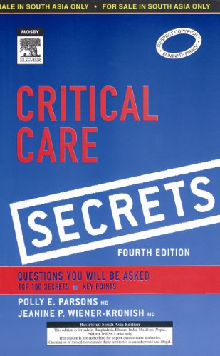 Critical Care Secrets (Old Edition) - Retail Maharaj