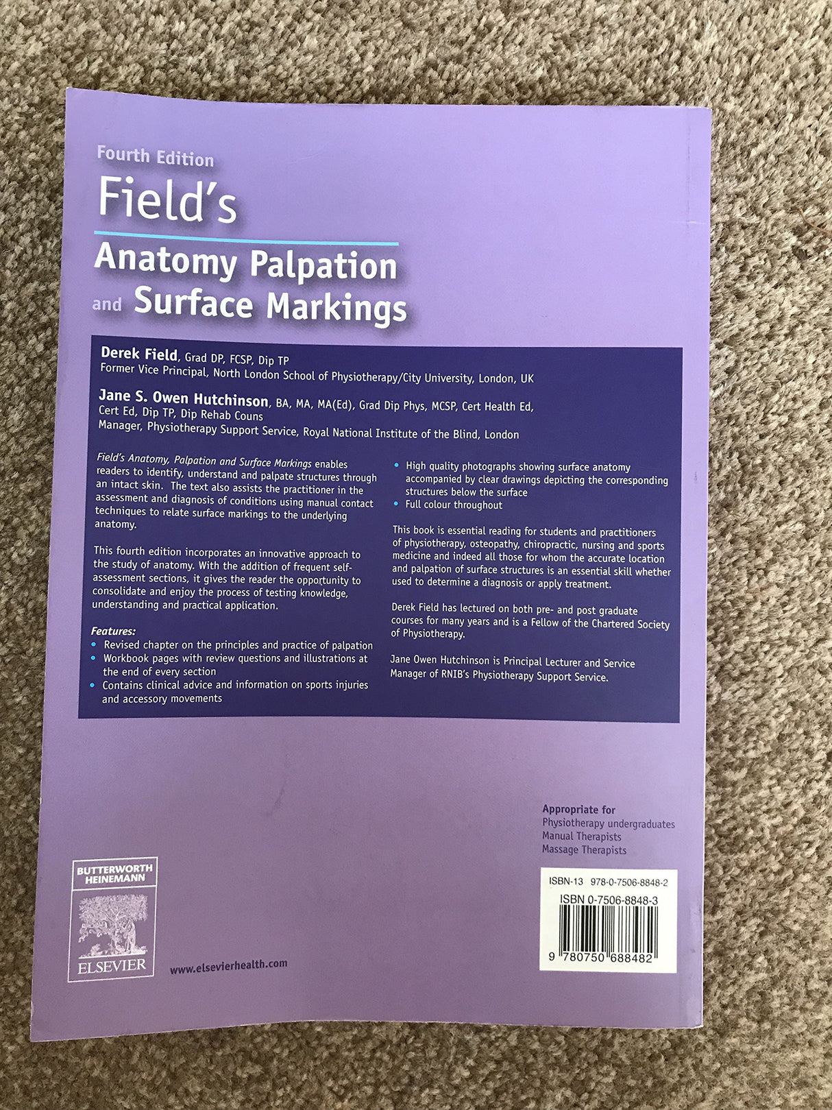 Field's Anatomy, Palpation and Surface Markings - Retail Maharaj