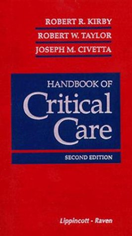 Handbook of Critical Care - Retail Maharaj