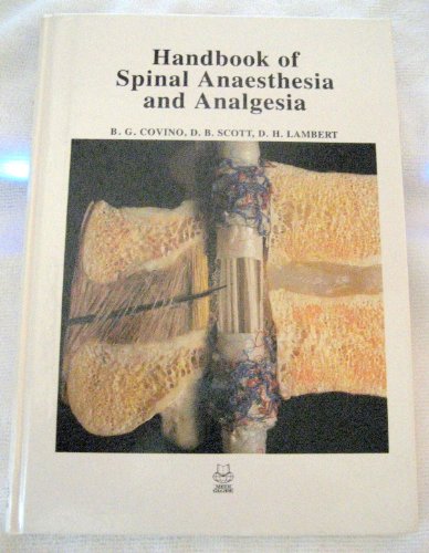 Handbook of Spinal Anesthesia and Analgesia - Retail Maharaj