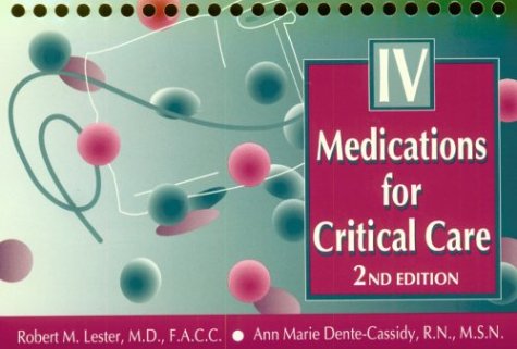 Intravenous Medications for Critical Care - Retail Maharaj