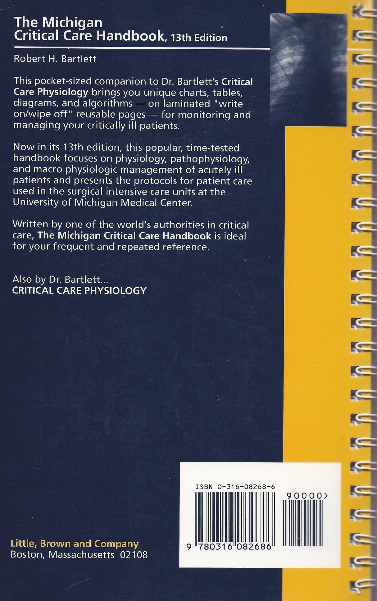 The Michigan Critical Care Handbook - Retail Maharaj
