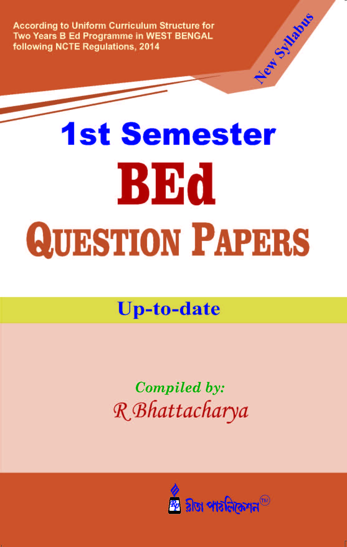 BEd Question Papers_1st Semester - Retail Maharaj