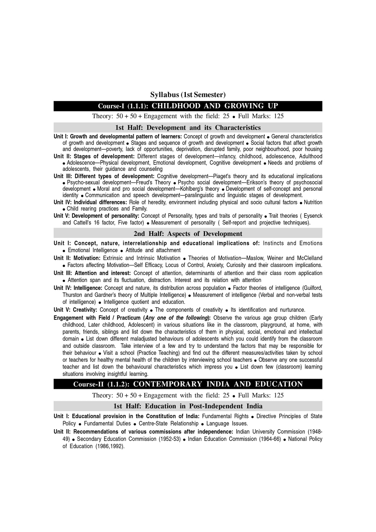 BEd Scholar_1st Semester_English Version - Retail Maharaj