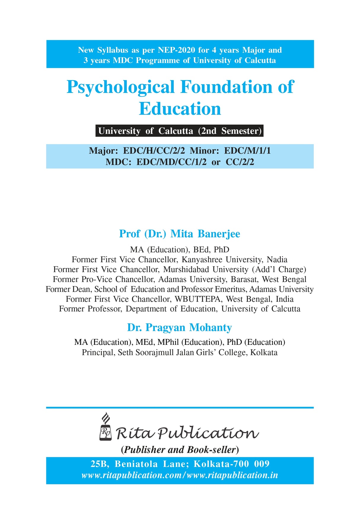 CC-2 Psychological Foundation of Education - Retail Maharaj