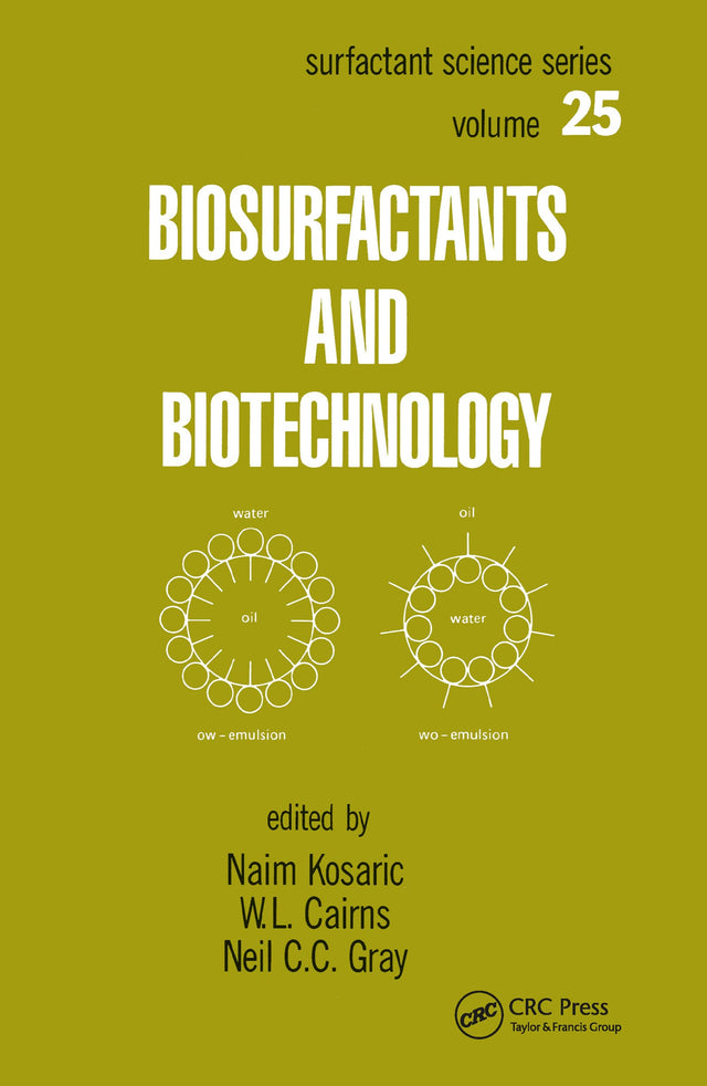 Biosurfactants and Biotechnology: 25 (Surfactant Science) - Retail Maharaj