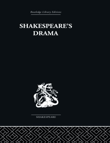 Shakespeare's Drama (Routledge Library Editions-shakespeare) - Retail Maharaj