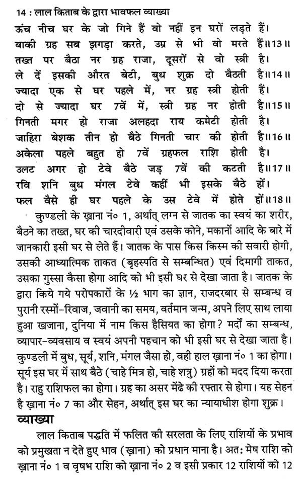 लाल किताब (भावफल व्याख्या)- Lal Kitam- Bhavafal Vyakhya (Set of 2 Volumes) - Retail Maharaj