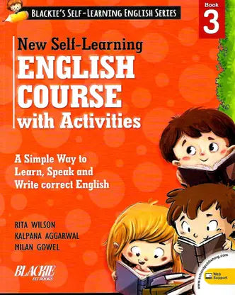 S.CHAND, NEW SELF-LEARNING ENGLISH COURSE WITH ACTIVITIES BOOK - 3 - Retail Maharaj
