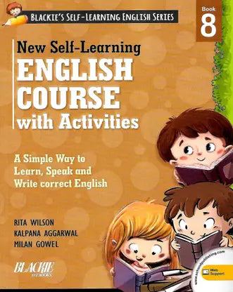 S.CHAND, NEW SELF-LEARNING ENGLISH COURSE WITH ACTIVITIES BOOK - 8 - Retail Maharaj