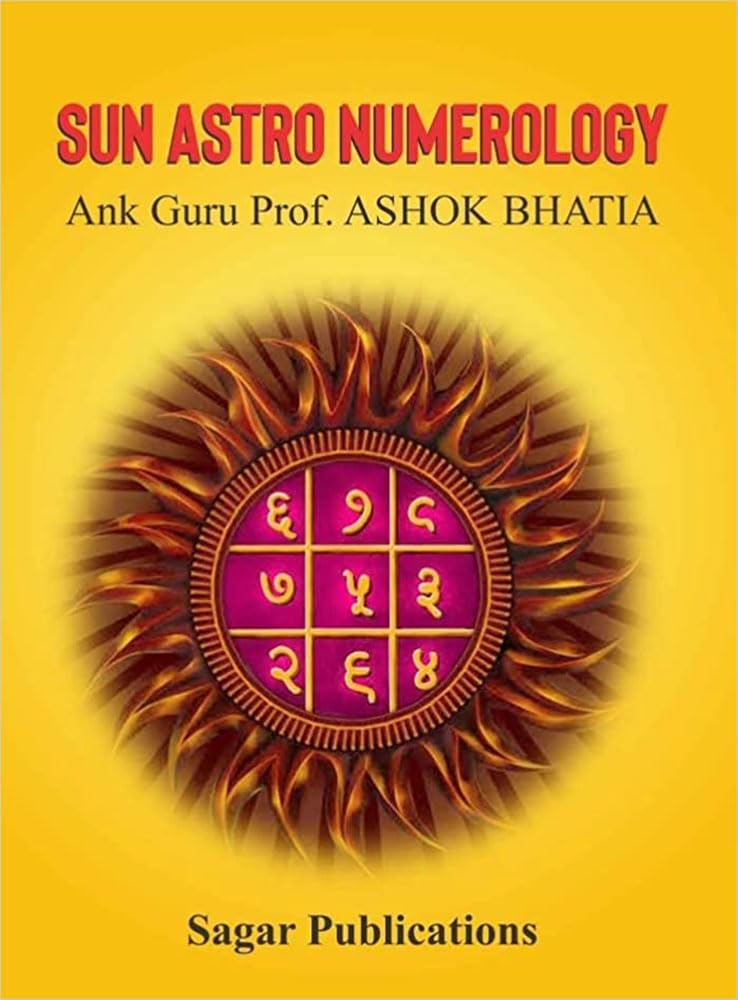 Sun Astro Numerology - English - Ank Guru Prof. Ashok Bhatia - Sagar Publications - Retail Maharaj