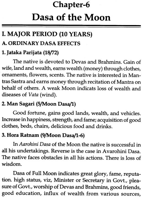 Jyotish: Parashar Code of Prediction: Dasa Analysis - Effects / Events: Based on Ten Prime Classics - Retail Maharaj