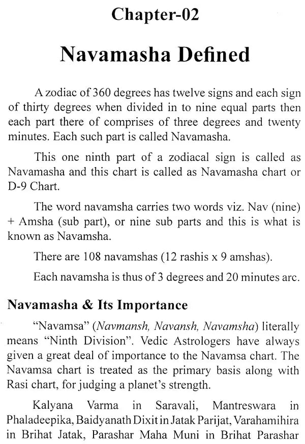 Navamsha & its Importance in Vedic Astrology - Er. P. L. Khushu - Sagar Publications - English - Retail Maharaj