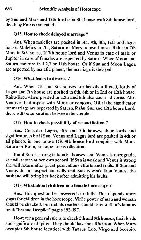 Scientific Analysis of Horoscope: An Exhaustive Study Based on Hindu Predictive Astrology - Retail Maharaj