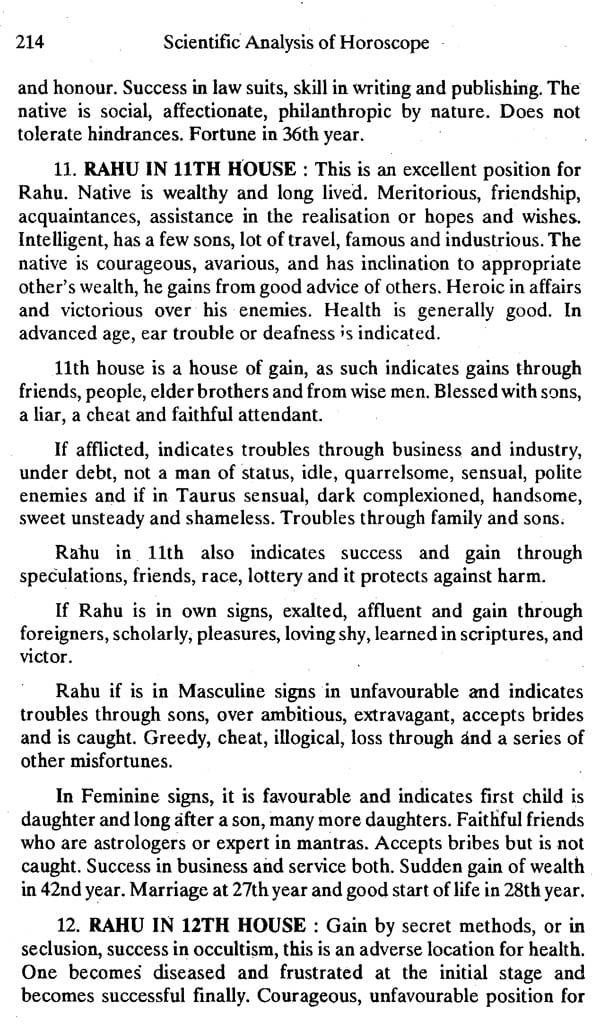 Scientific Analysis of Horoscope: An Exhaustive Study Based on Hindu Predictive Astrology - Retail Maharaj