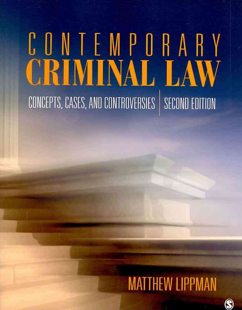 Contemporary Criminal Law: Concepts, Cases, and Controversies - Retail Maharaj