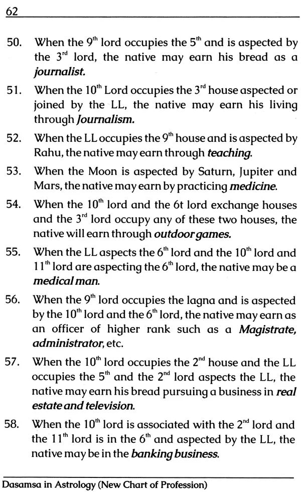 Dasamsa in Astrology New Chart of Profession - Retail Maharaj