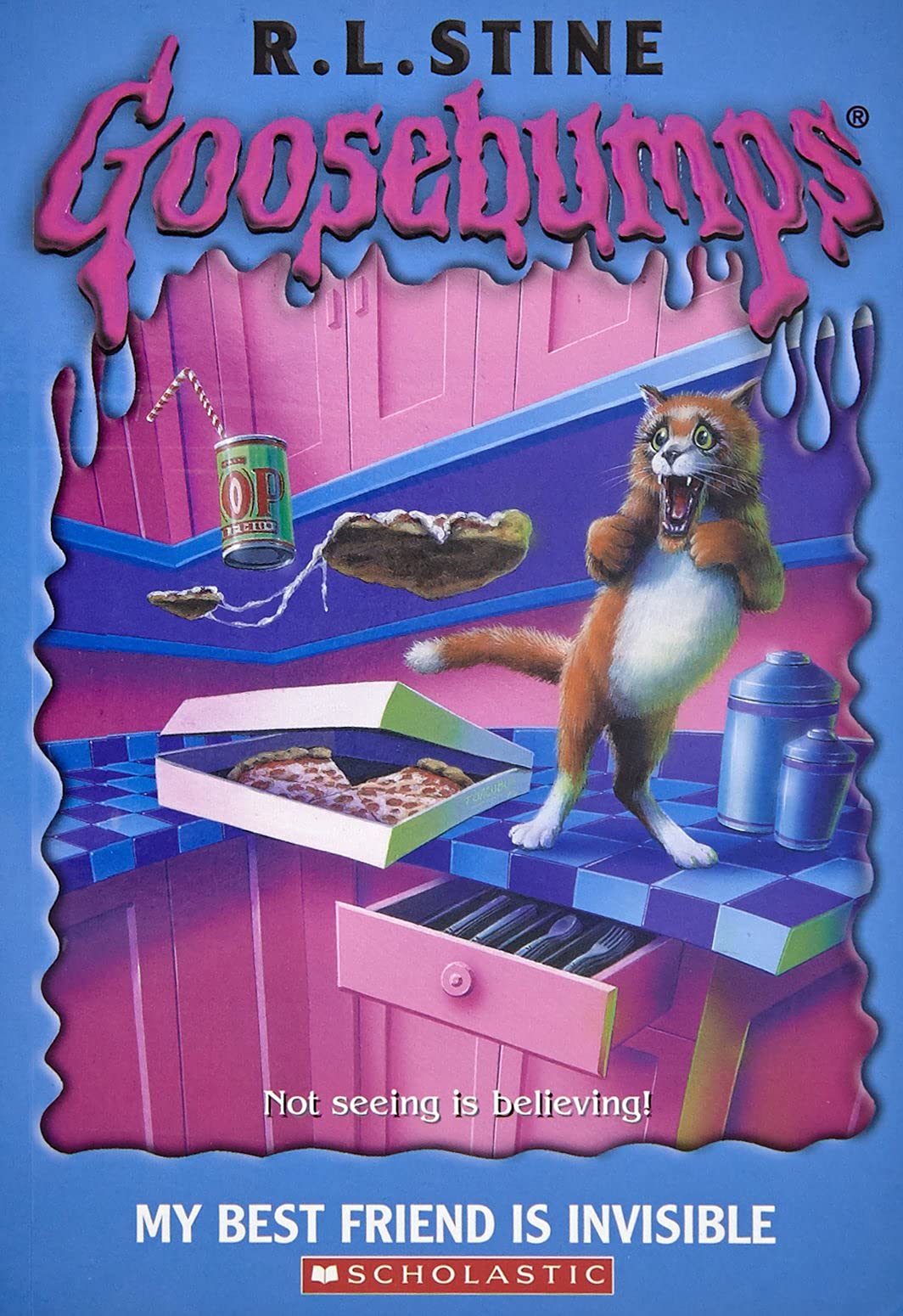 GB #57 MY BEST FRIEND IS INVISIBLE R.L. Stine - Retail Maharaj