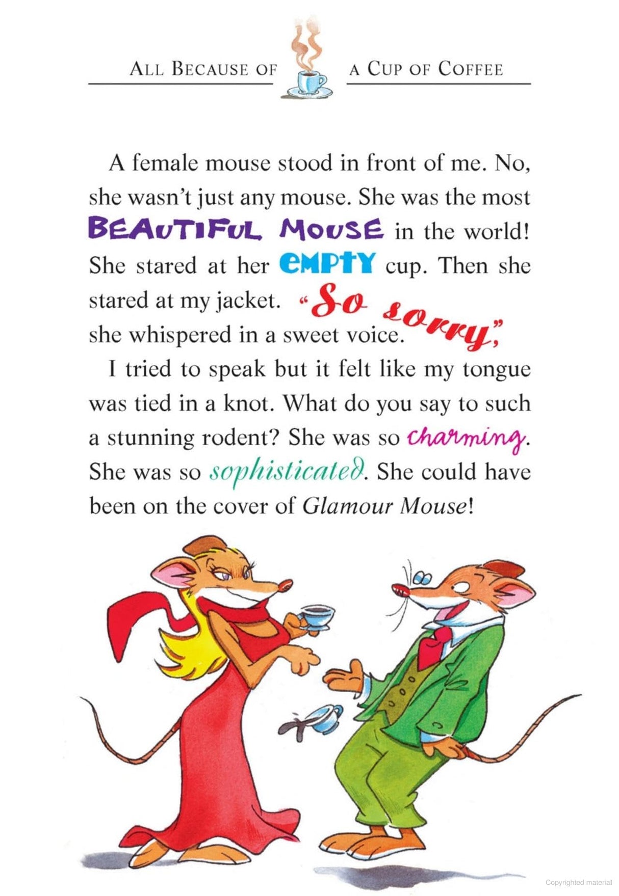GERONIMO STILTON #10 ALL BECAUSE OF A CUP OF COFFEE - Retail Maharaj