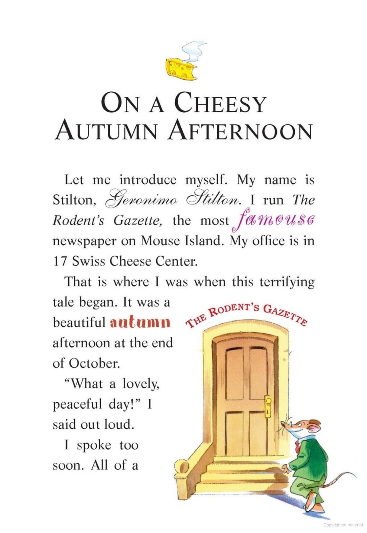 GERONIMO STILTON # 22 SECRET OF CACKLEFUR CASTLE STILTON GERONIMO - Retail Maharaj