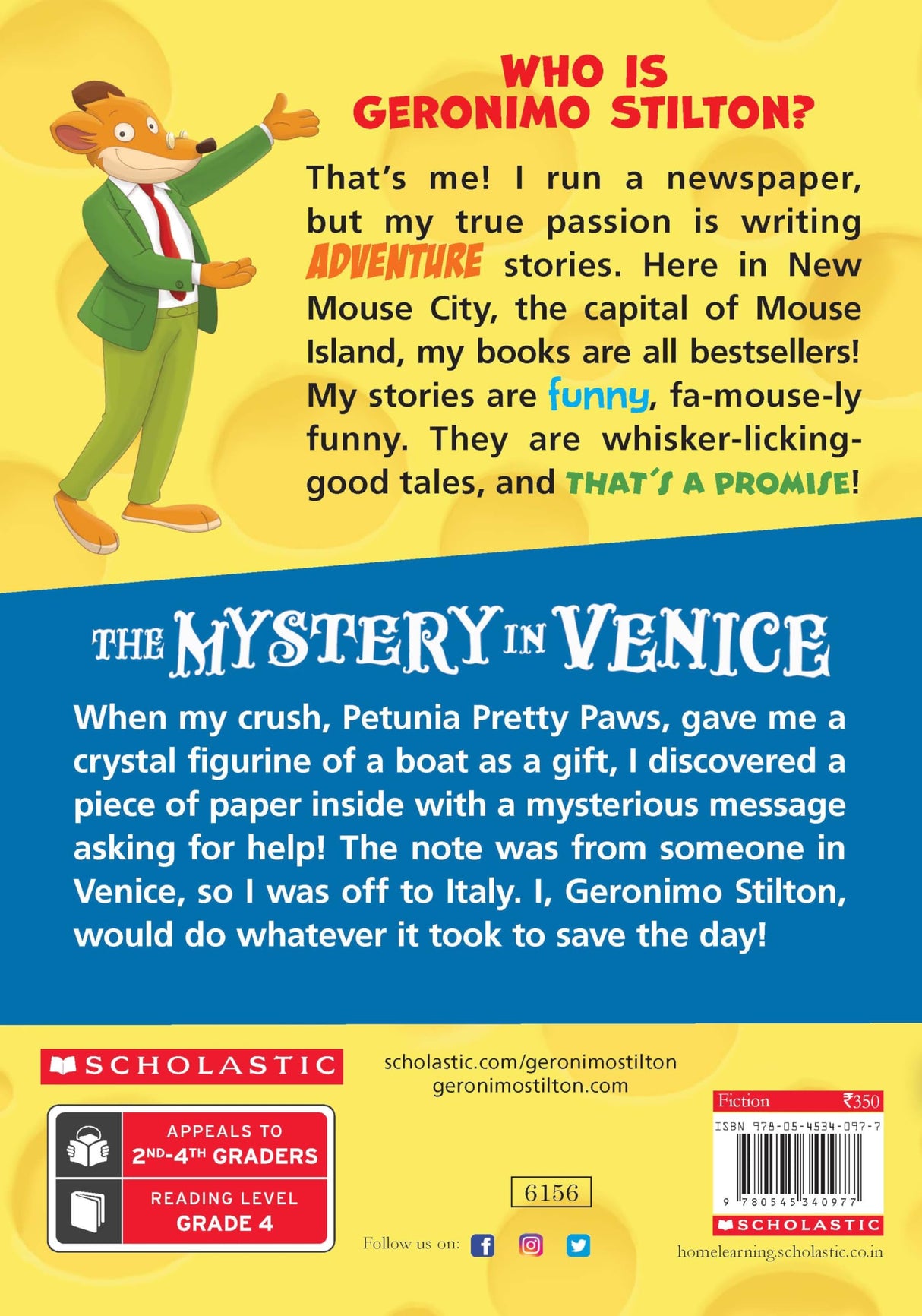 Geronimo Stilton # 48 : The Mystery In Venice - Retail Maharaj