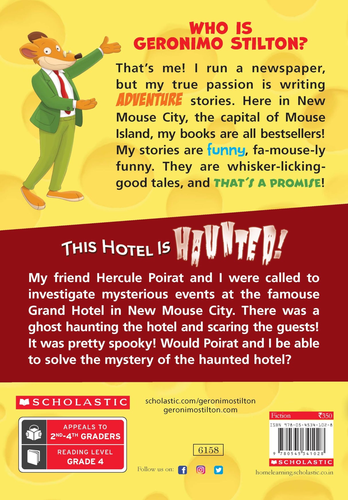 Geronimo Stilton # 50: This Hotel is Haunted! GERONIMO STILTON - Retail Maharaj