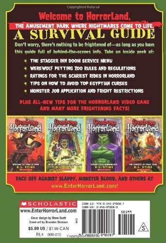Welcome to Horrorland a Survival Gu (Goosebumps Horrorland) R.L. Stine - Retail Maharaj