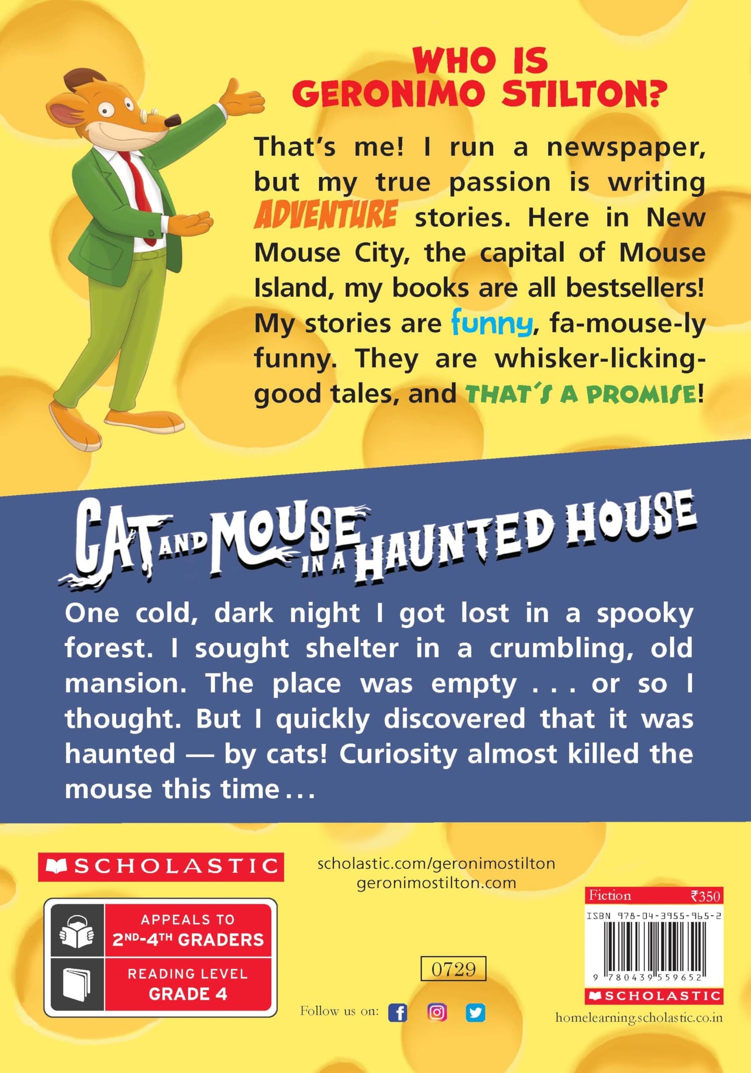 GERONIMO STILTON #03 CAT AND MOUSE IN A HAUNTED HOUSE - Retail Maharaj
