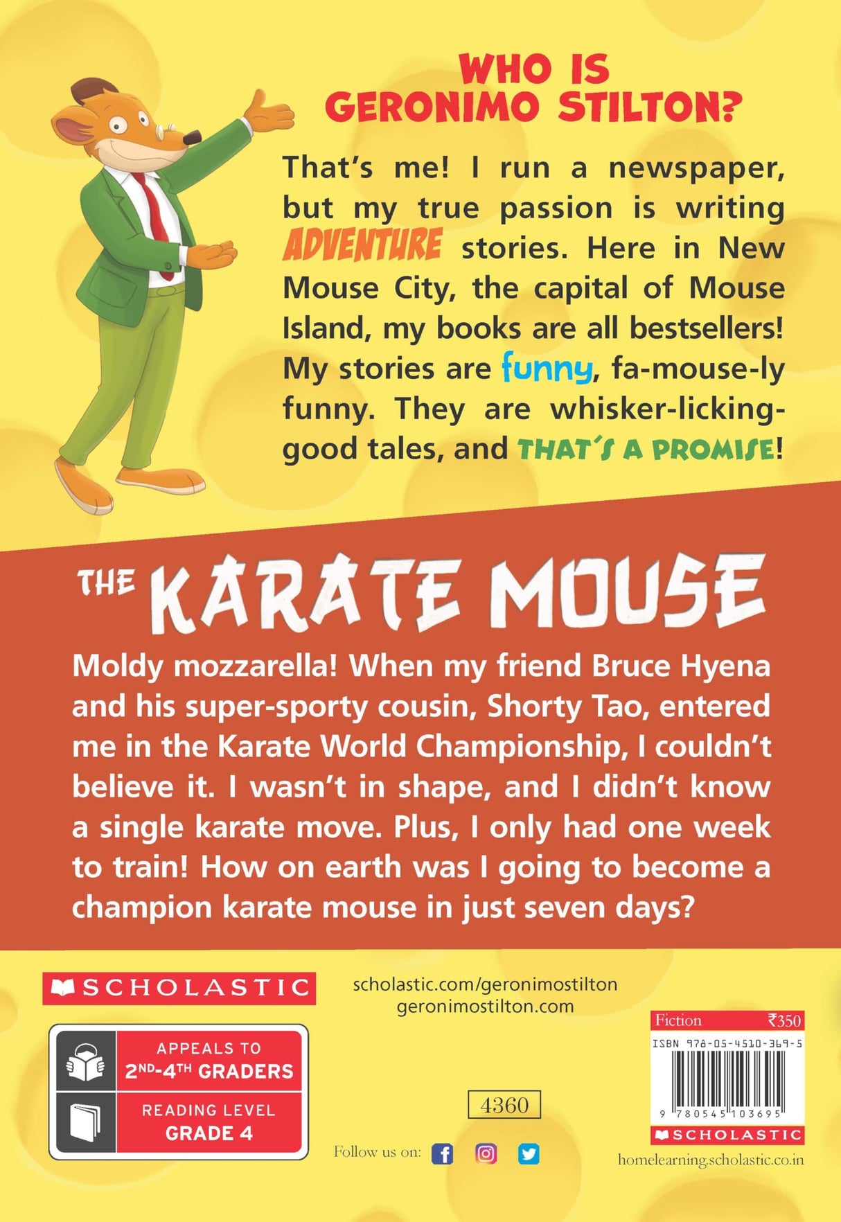 Geronimo Stilton #40 The Karate Mouse - Retail Maharaj