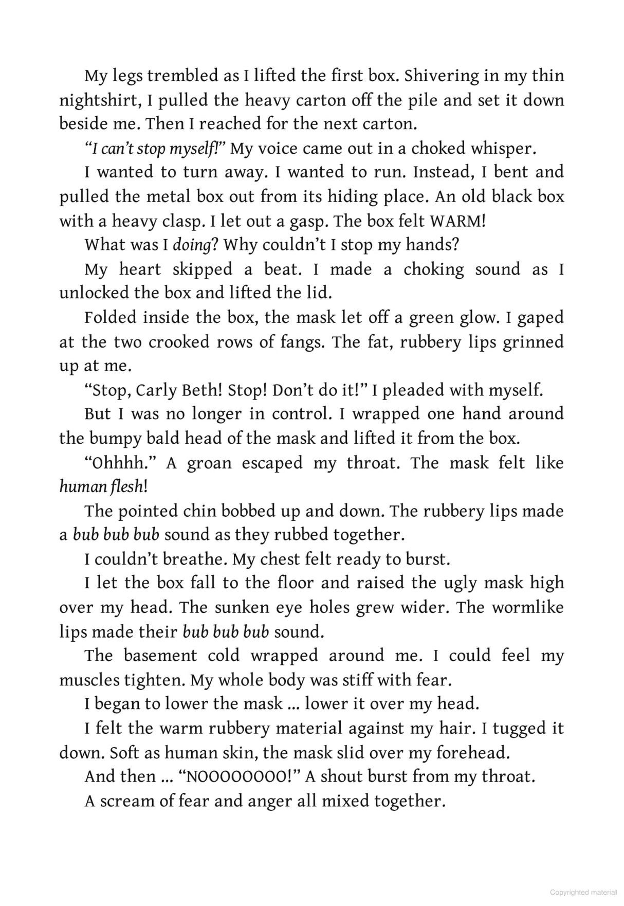 GB HORRORLAND#04 THE SCREAM OF THE HAUNTED MASK R.L. Stine - Retail Maharaj