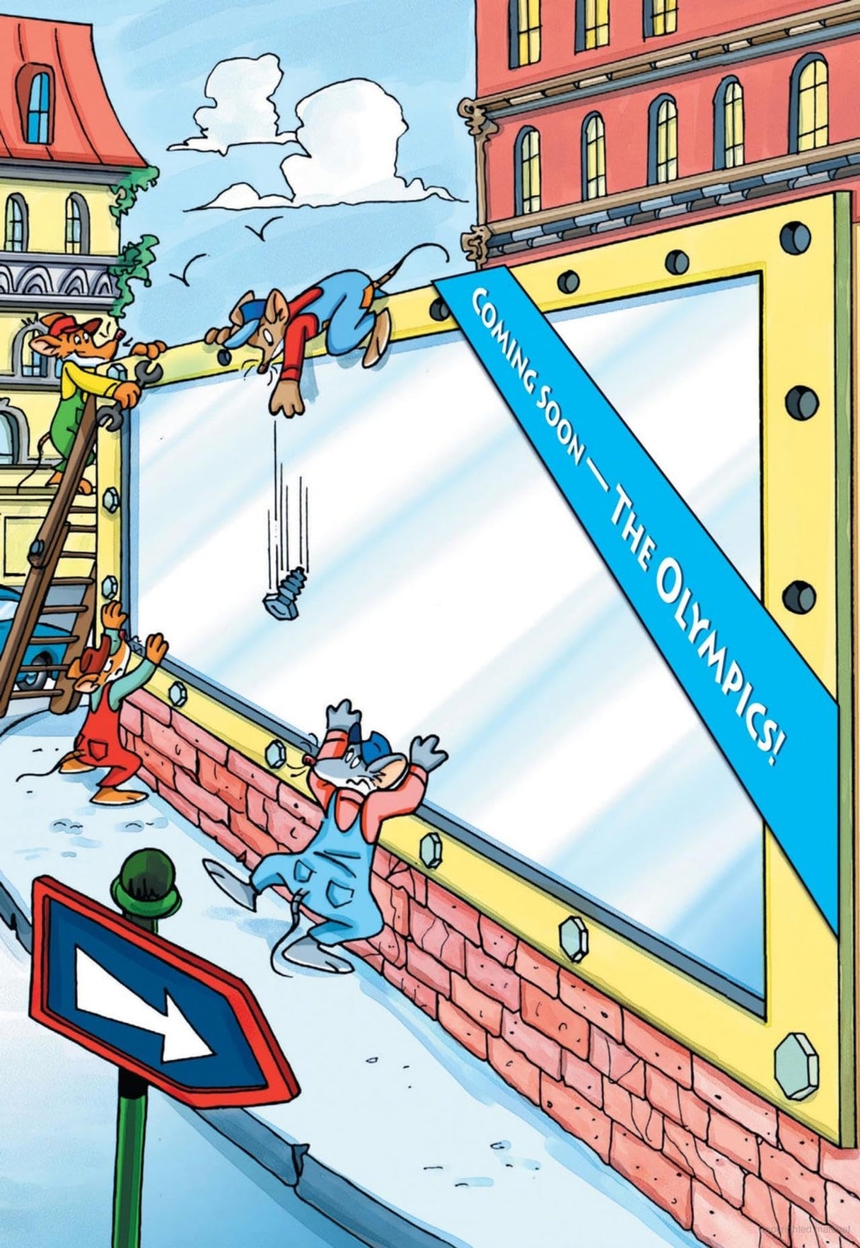 GERONIMO STILTON # 33 GERONIMO AND THE GOLD MEDAL MYSTERY - Retail Maharaj