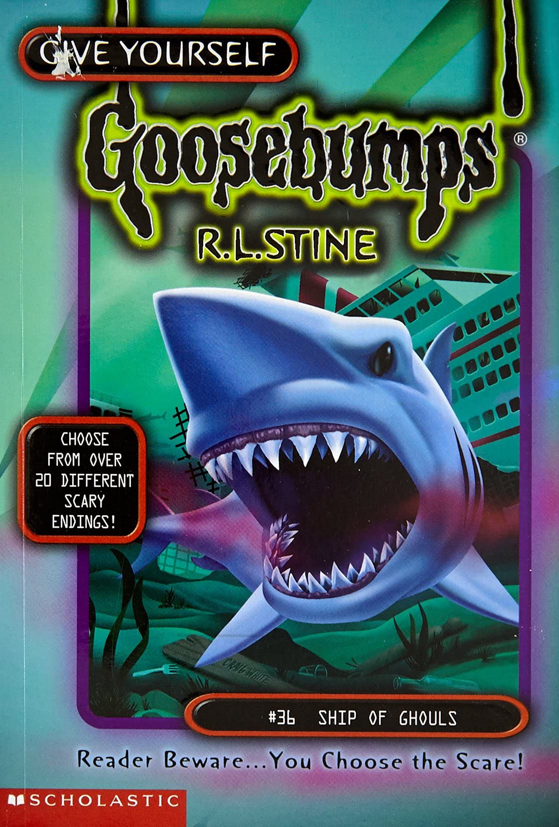 GYGB #36 SHIP OF GHOULS R.L. Stine - Retail Maharaj