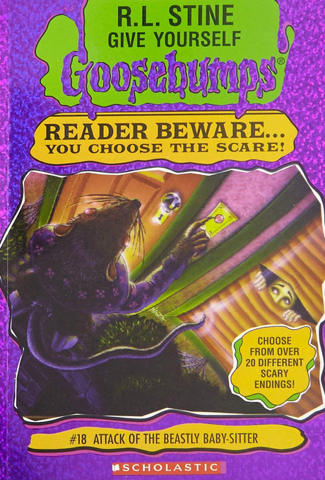 GYGB #18 ATTACK OF THE BEASTLY BABY-SITTER R.L. Stine - Retail Maharaj