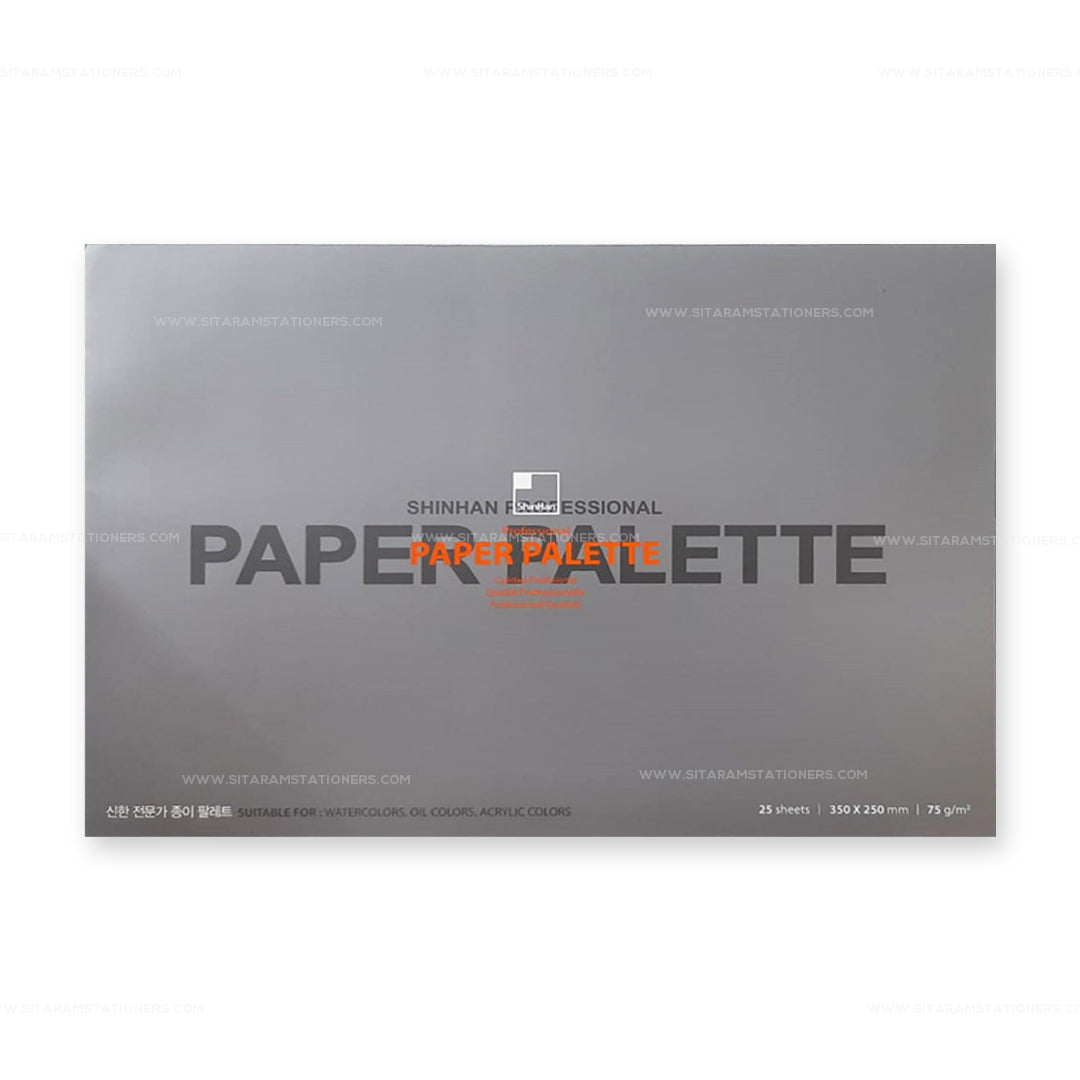 ShinHan Professional Tear Off Paper Palette 25 Sheets for Watercolor, Acrylic & Oil Colours