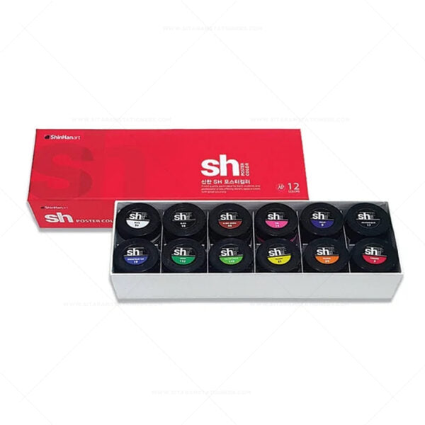 ShinHan Professional Poster Colors Paint Set 30ml Assorted Shades - Retail Maharaj