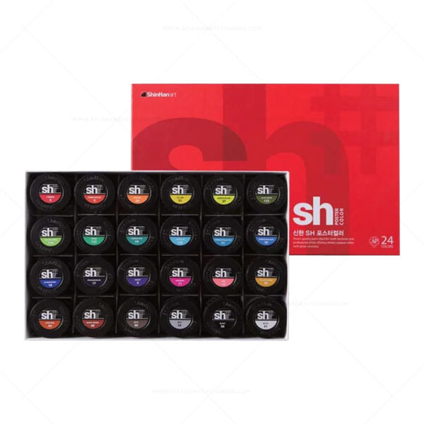 ShinHan Professional Poster Colors Paint Set 30ml Assorted Shades - Retail Maharaj