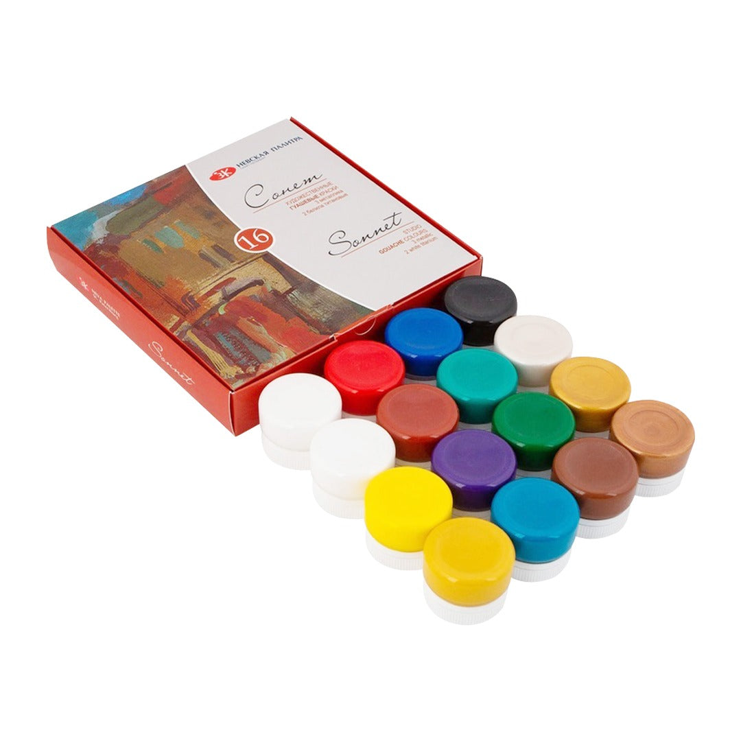 Sonnet Gouache Colour Set of 16x20ml