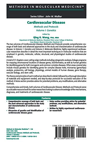 CARDIOVASCULAR DISEASE, VOLUME 1 (HB): Genetics: 128 (Methods in Molecular Medicine) - Retail Maharaj