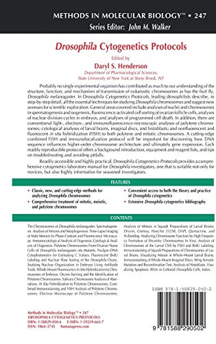 Drosophila Cytogenetics Protocols: 247 (Methods in Molecular Biology) - Retail Maharaj