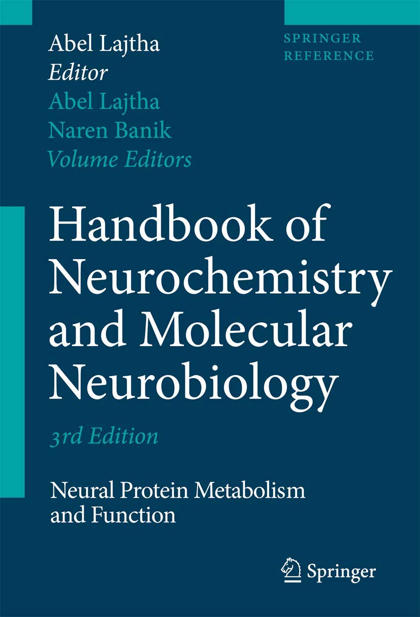Handbook of Neurochemistry and Molecular Neurobiology: Neural Protein Metabolism and Function (Springer Reference) - Retail Maharaj