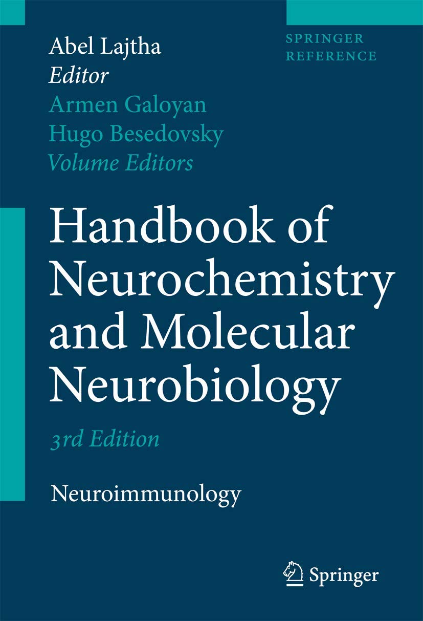 Handbook of Neurochemistry and Molecular Neurobiology: Neuroimmunology (Springer Reference) - Retail Maharaj
