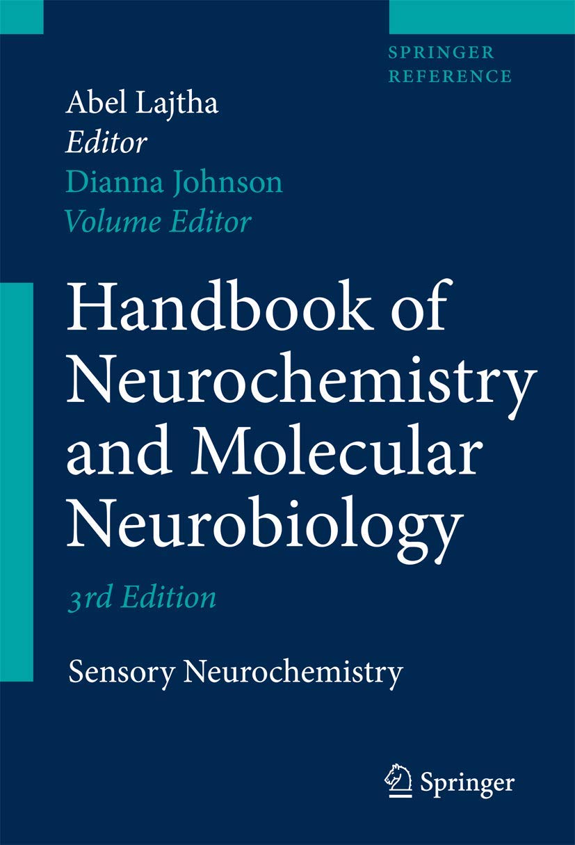 Handbook of Neurochemistry and Molecular Neurobiology: Sensory Neurochemistry (Springer Reference) - Retail Maharaj