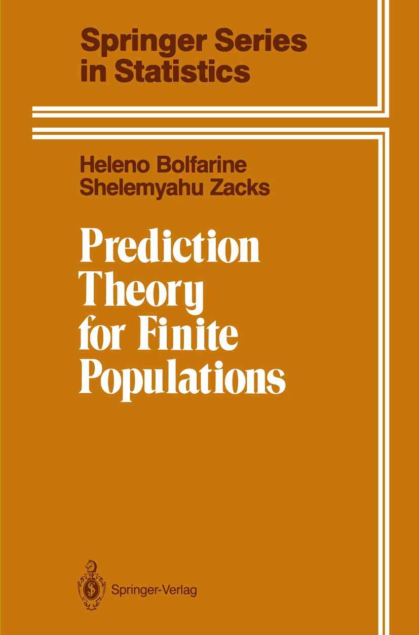 Prediction Theory for Finite Populations (Springer Series in Statistics) - Retail Maharaj