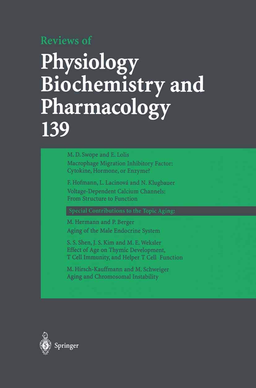 Reviews of Physiology, Biochemistry and Pharmacology 139 - Retail Maharaj
