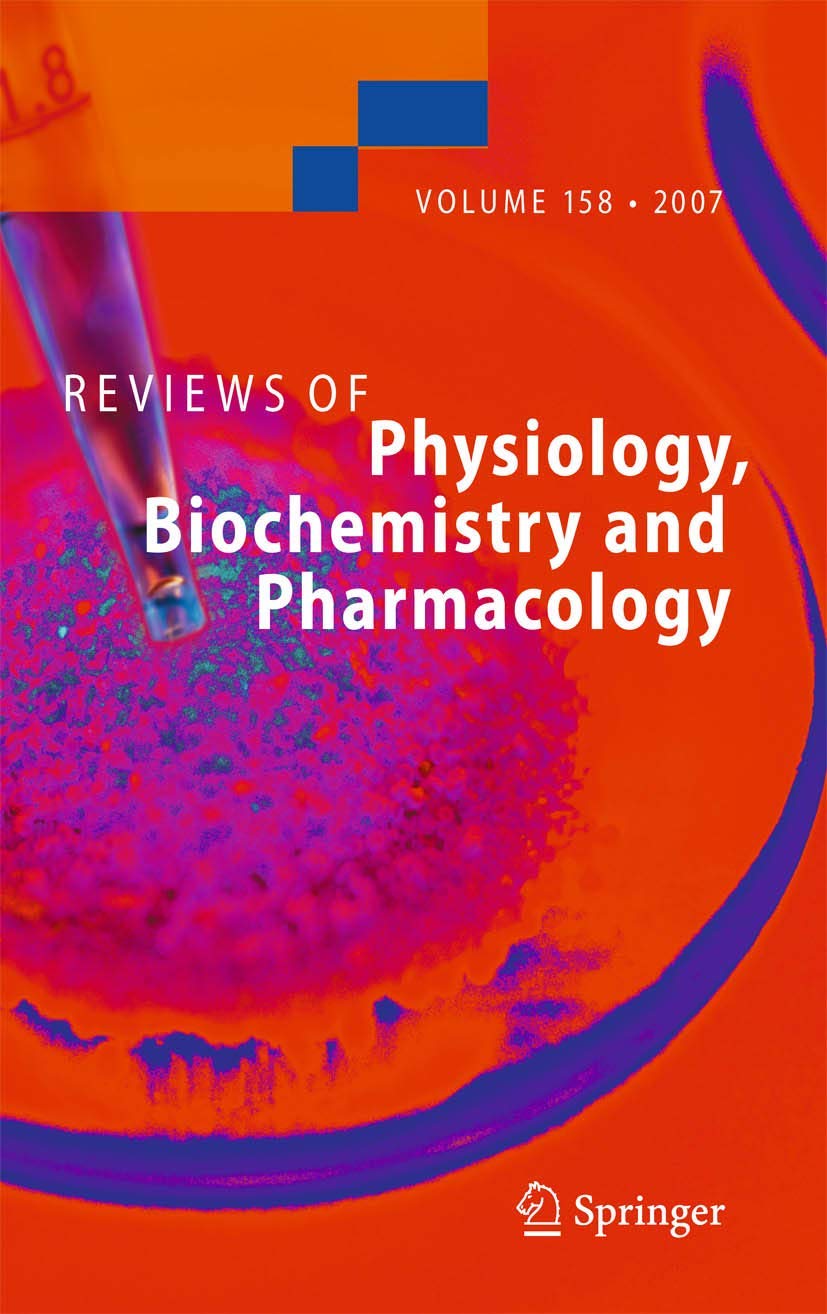 REVIEWS OF PHYSIOLOGY, BIOCHEMISTRY AND PHARMACOLOGY 158 - Retail Maharaj