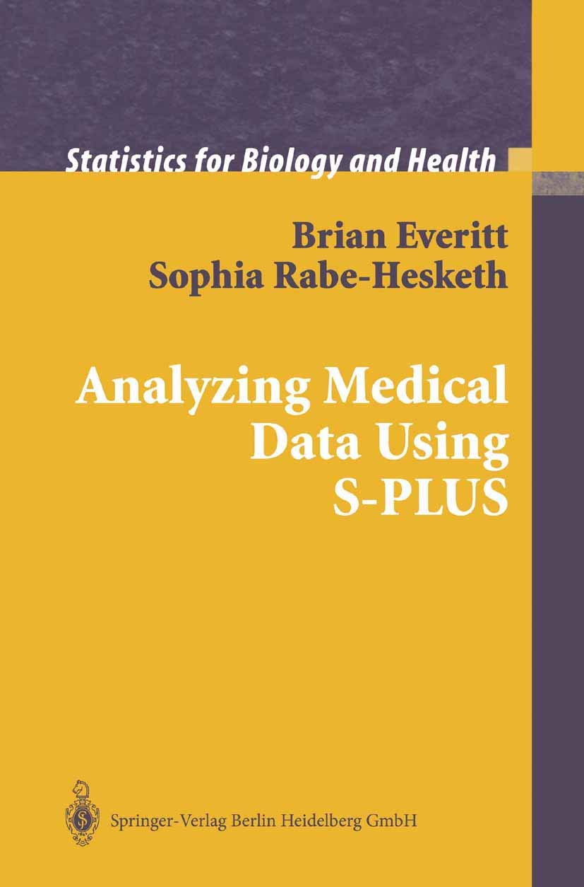 Analyzing Medical Data Using S-PLUS (Statistics for Biology and Health) - Retail Maharaj