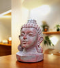Soapstone Buddha Head – Handcrafted Serenity Sculpture from Odisha - Retail Maharaj